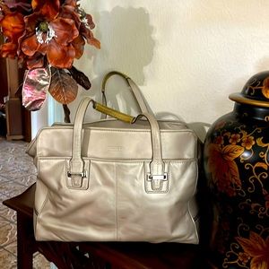 Coach leather handbag